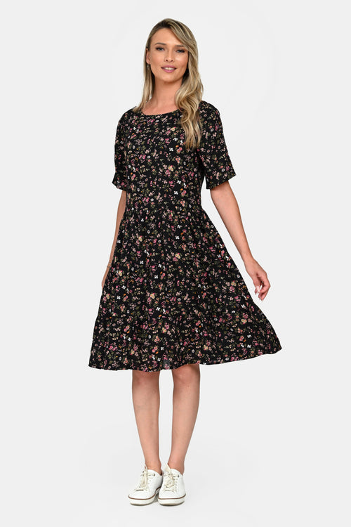 Rochie Eranthe de vara, cu volane Eranthe