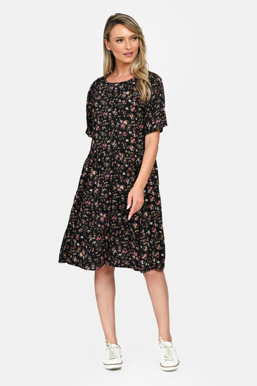 Rochie Eranthe de vara, cu volane Eranthe