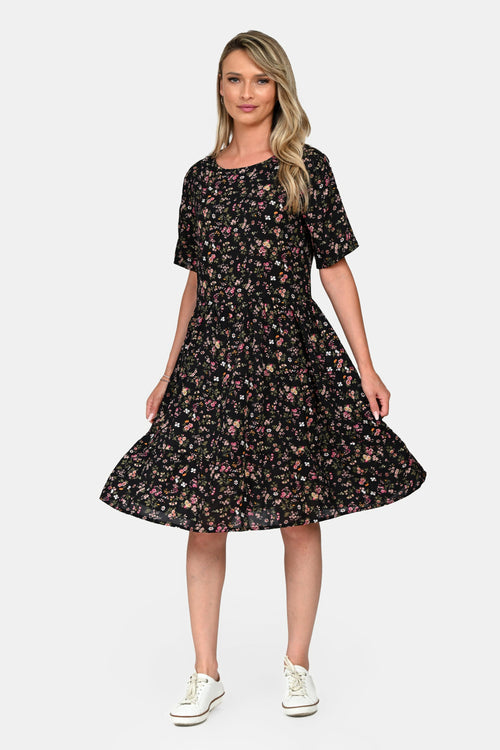 Rochie Eranthe de vara, cu volane Eranthe