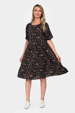 Rochie Eranthe de vara, cu volane Eranthe