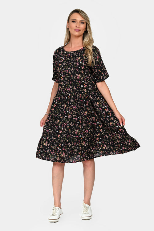 Rochie Eranthe de vara, cu volane Eranthe
