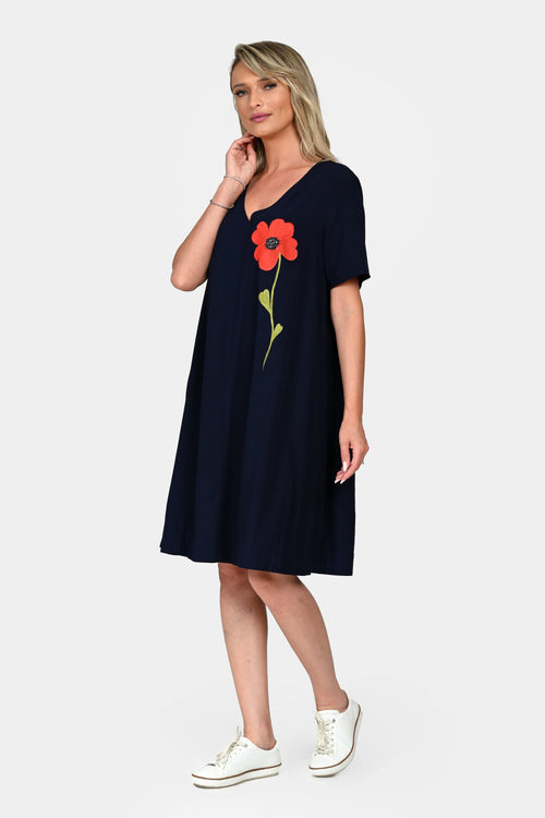 Rochie Eranthe Red Flower Eranthe