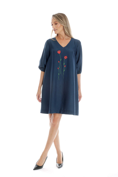 Rochie Eranthe Red Flowers Eranthe