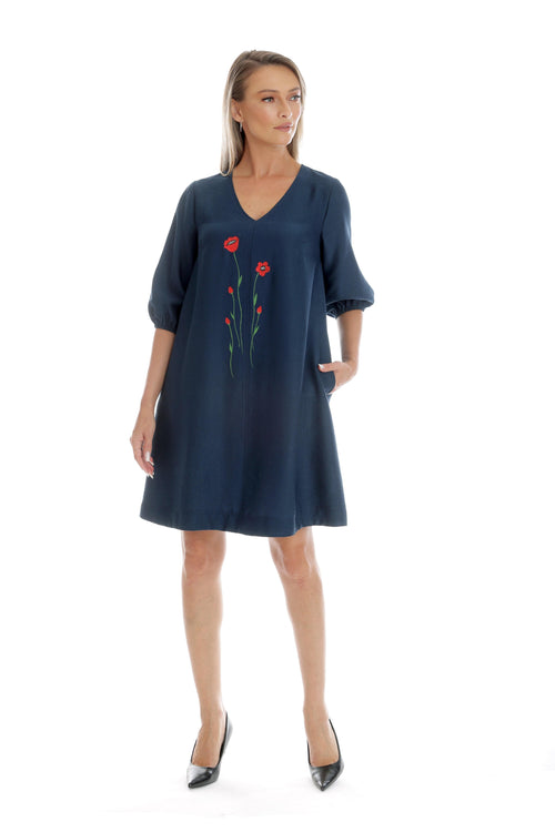 Rochie Eranthe Red Flowers Eranthe