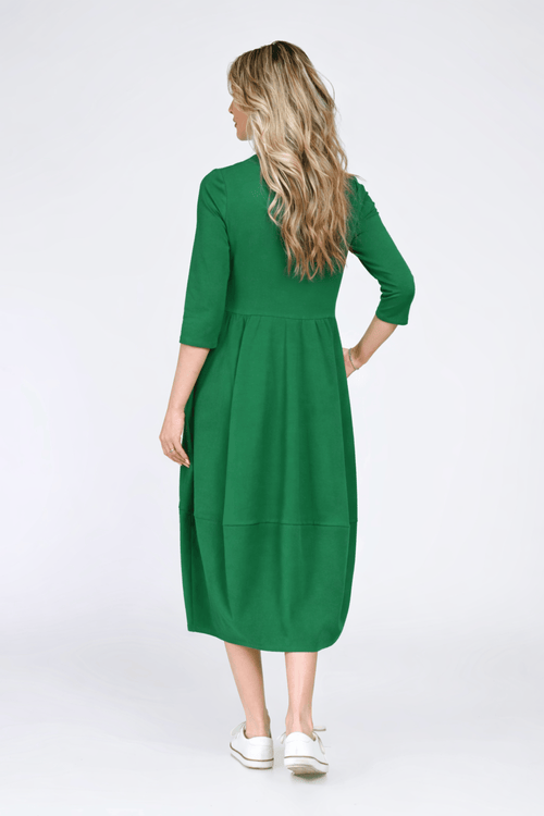 Rochie Eranthe tip lalea verde Eranthe
