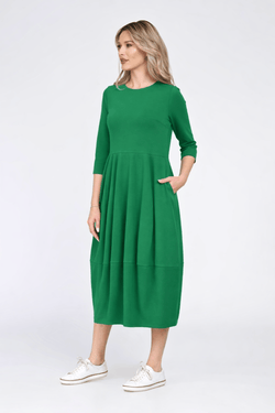 Rochie Eranthe tip lalea verde Eranthe