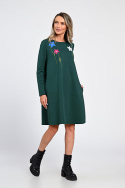 Rochie Eranthe verde Eranthe