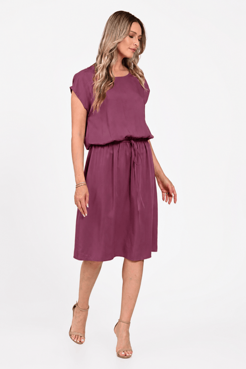 Rochie Eranthe visiniu prafuit Eranthe