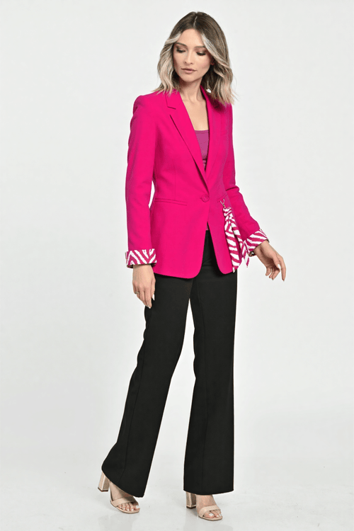 Sacou damă  elegant fucsia Bianca Natalee Fashion