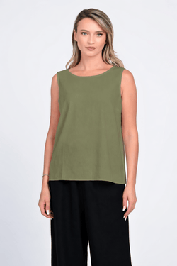 Top Eranthe din in kaki Eranthe