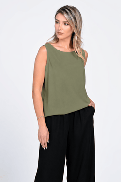 Top Eranthe din in kaki Eranthe