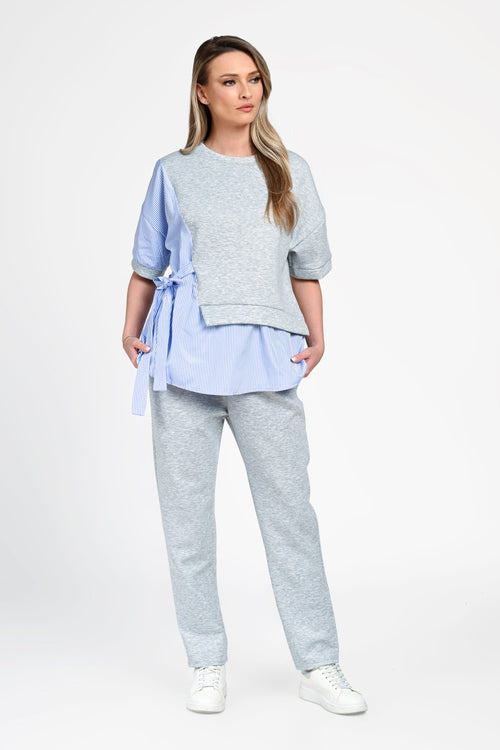 Trening damă casual cu detalii tip cămașă Bianca Natalee